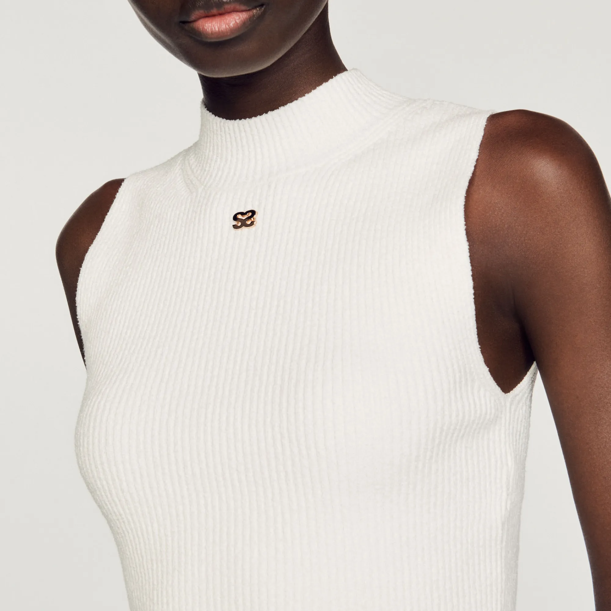 Pullover Corto A Coste>Sandro Paris Store