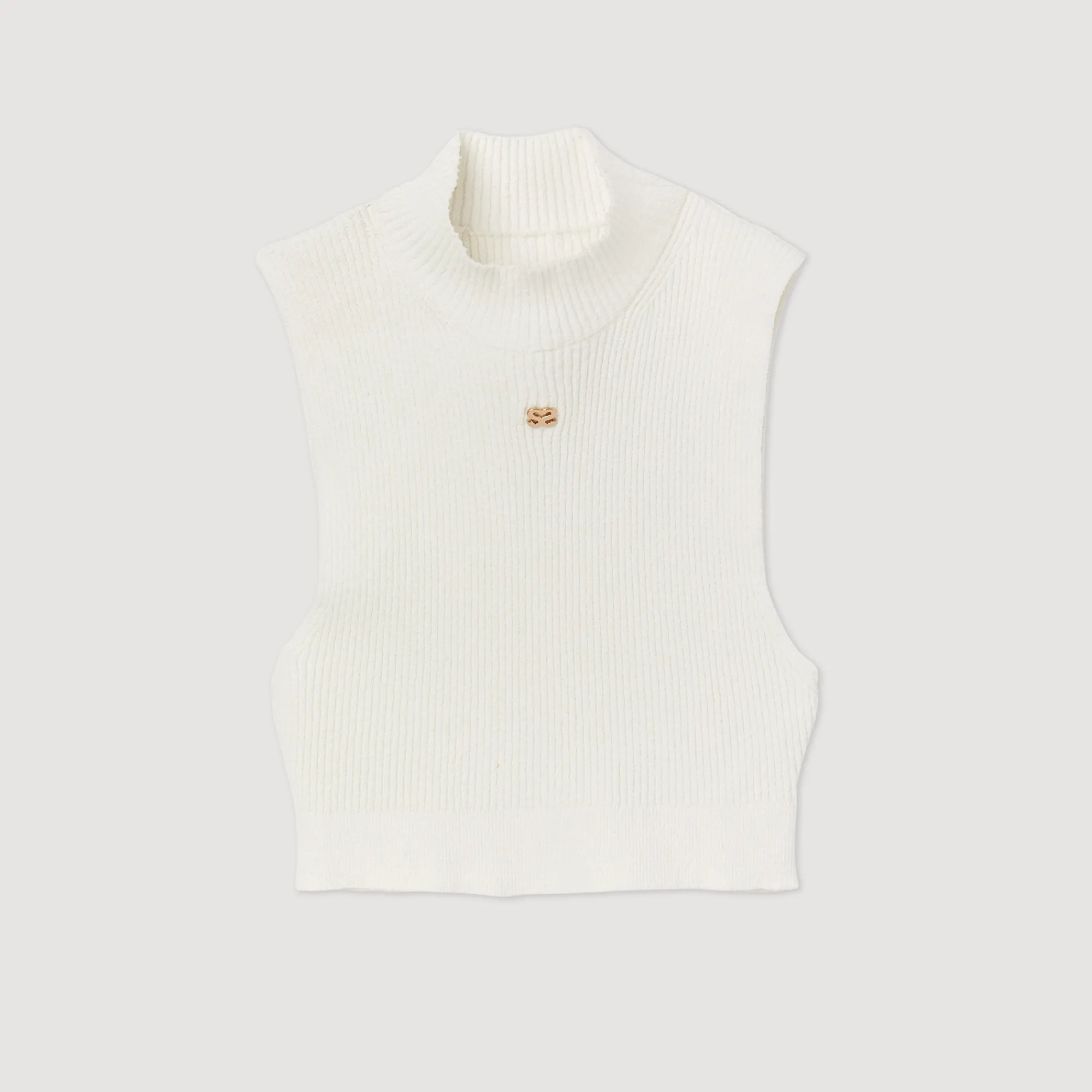 Pullover Corto A Coste>Sandro Paris Store