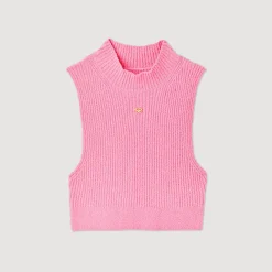 Pullover Corto A Coste><noscript><img width=