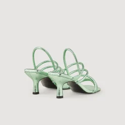 Sandali In Pelle Metallizzata><noscript><img width=