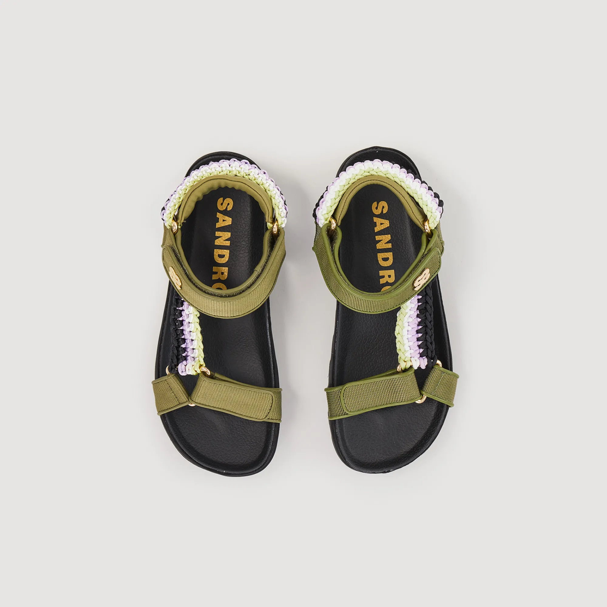 Sandali Intrecciati Colorati>Sandro Paris Outlet
