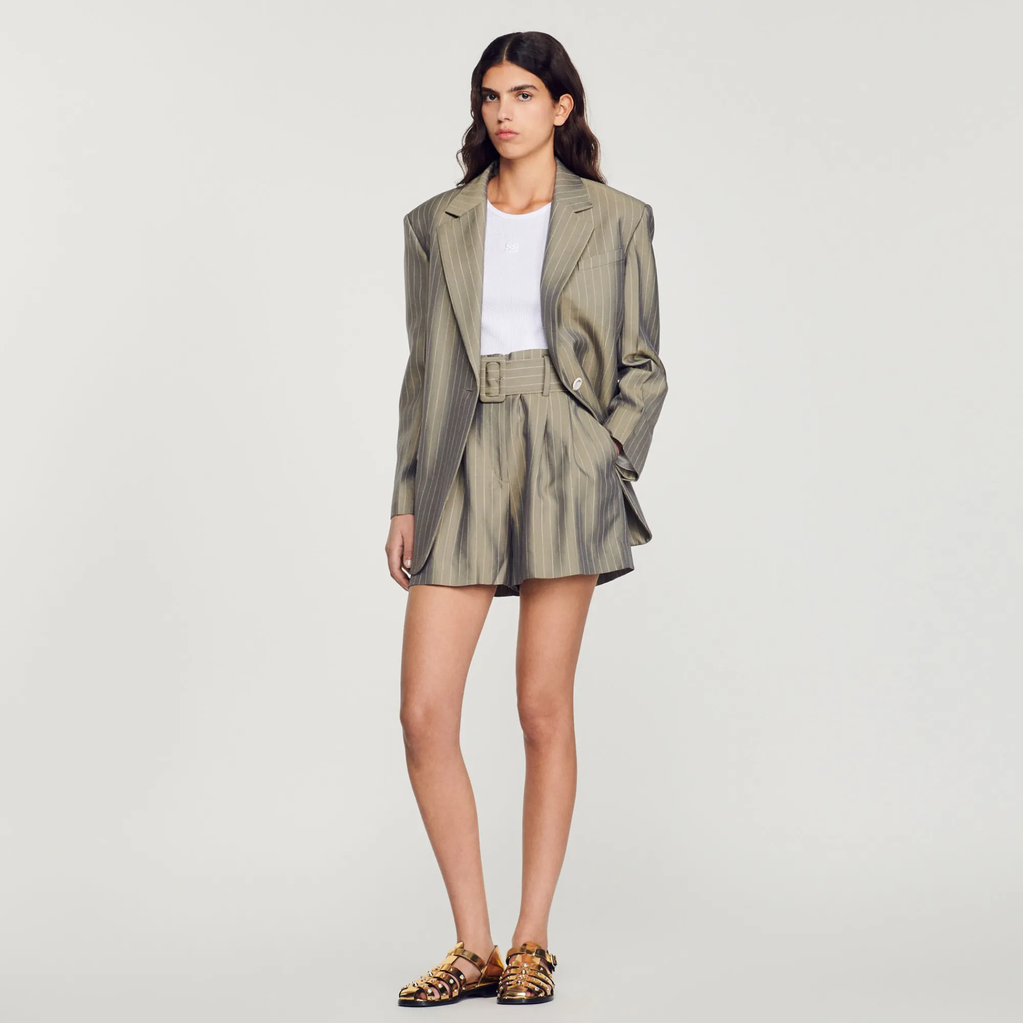 Short A Righe>Sandro Paris Store