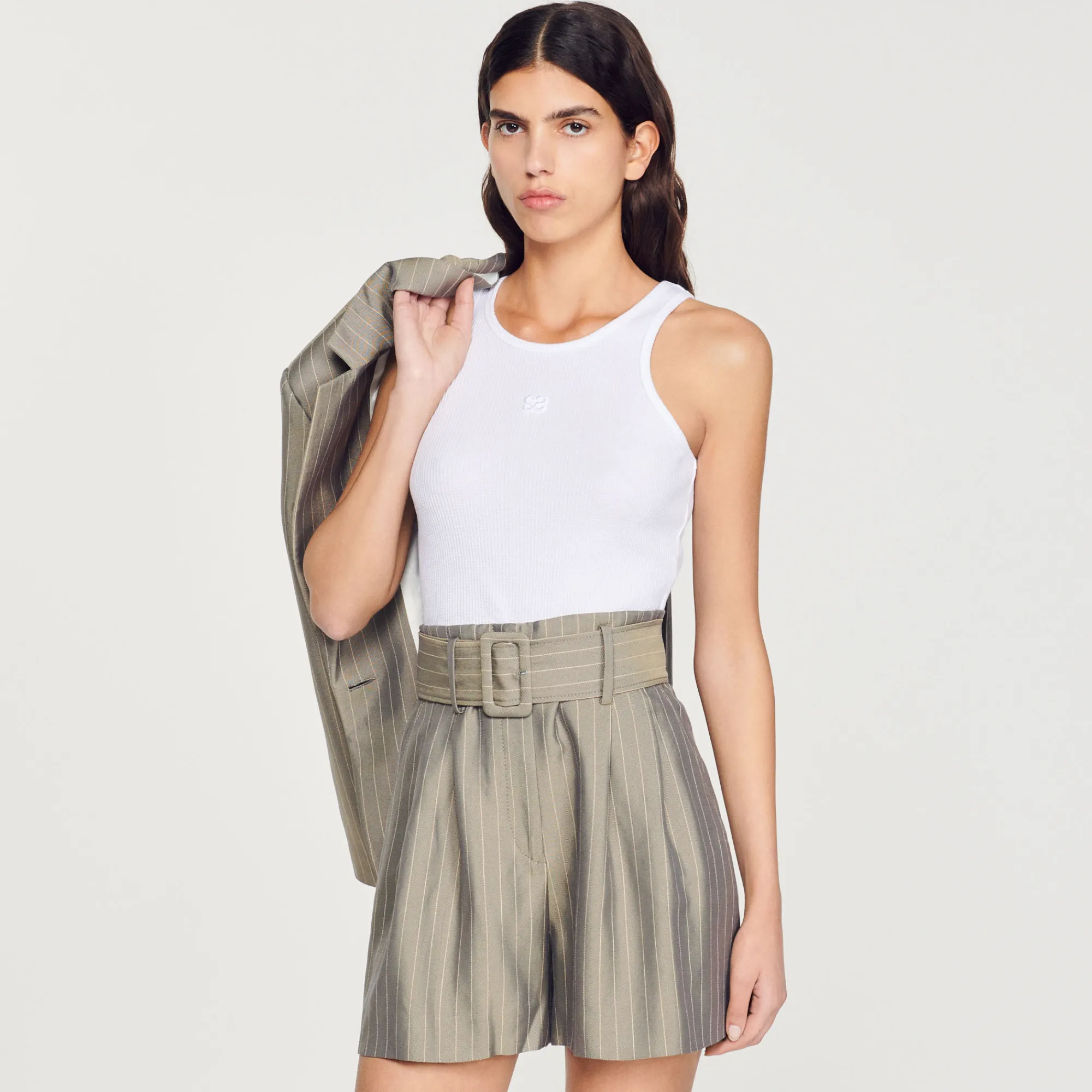 Short A Righe>Sandro Paris Store