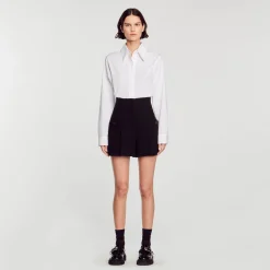 Short A Vita Alta In Tweed>Sandro Paris Online