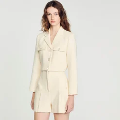 Short A Vita Alta In Tweed><noscript><img width=