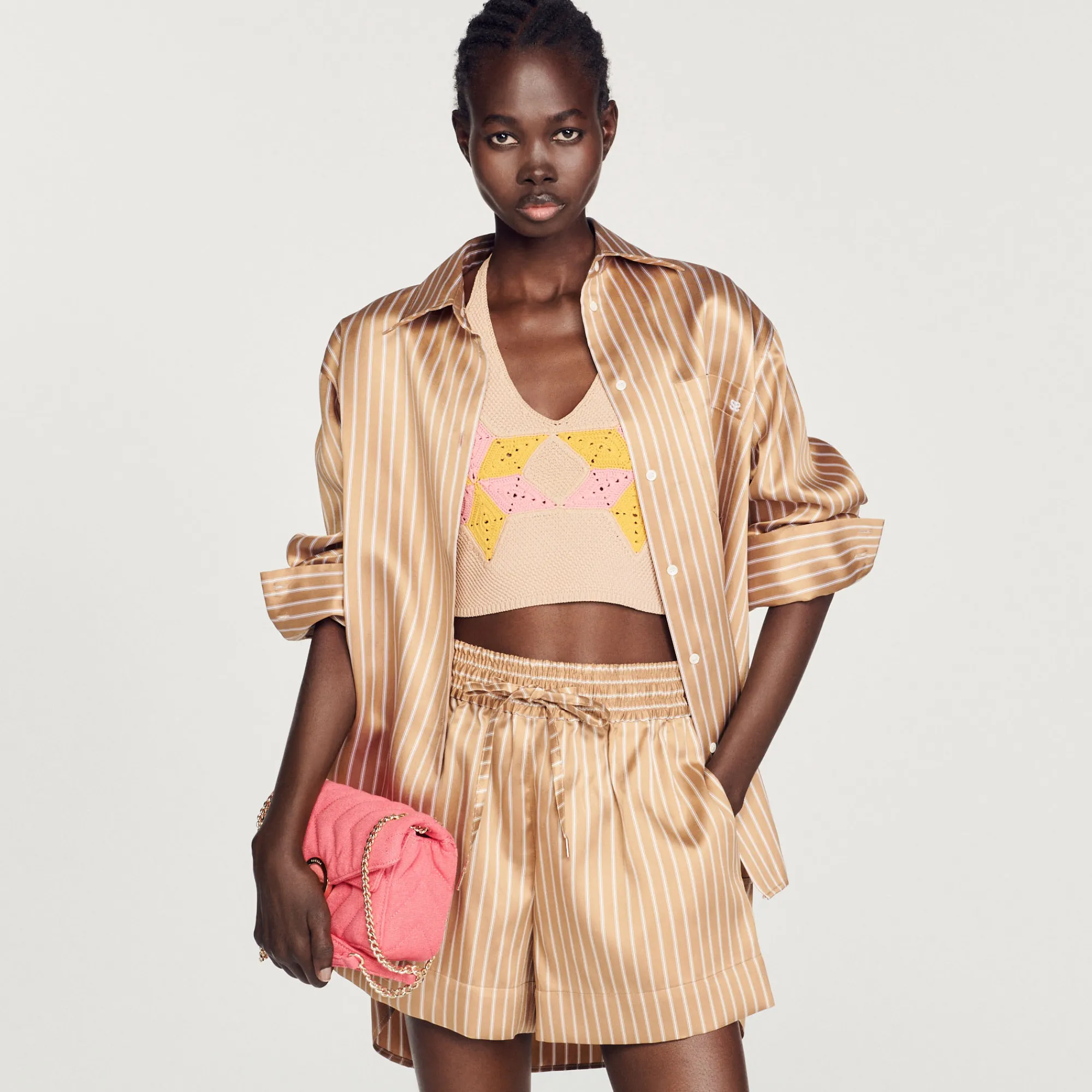 Short Larghi A Righe>Sandro Paris New