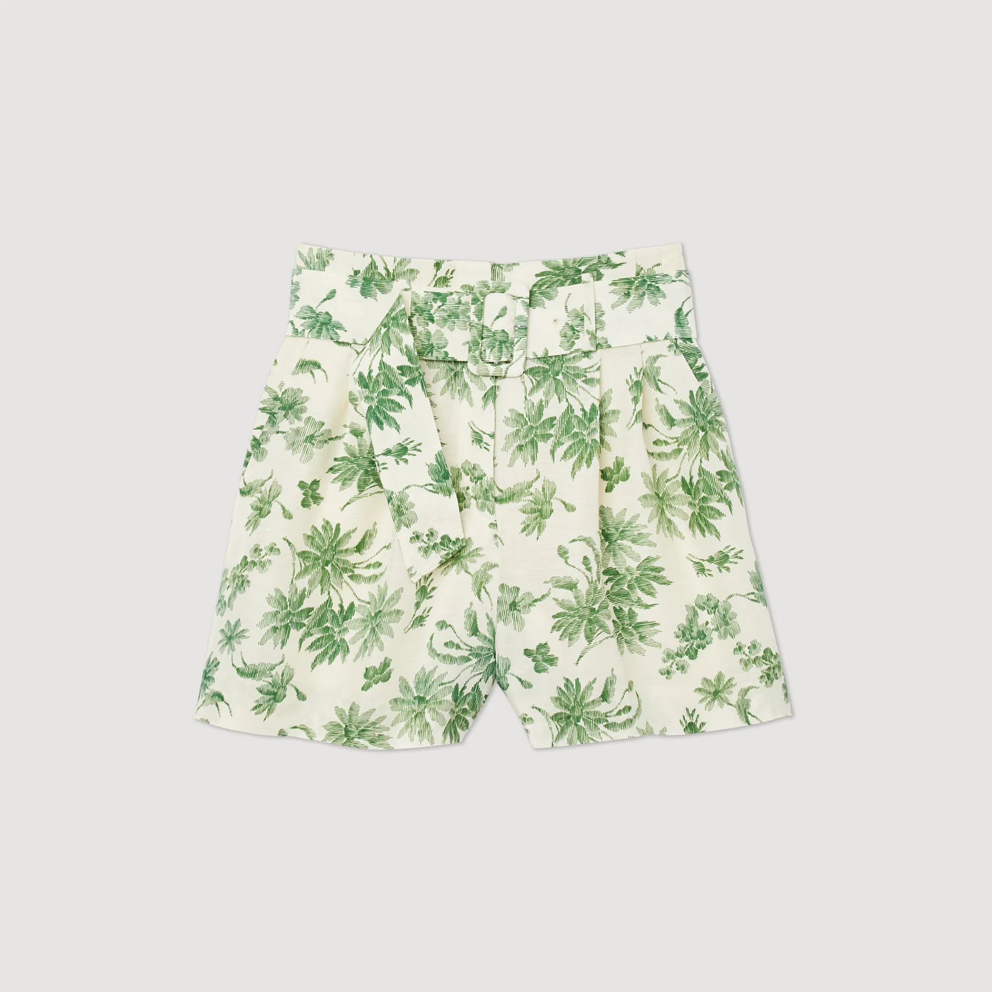 Short Larghi Con Stampa Palme>Sandro Paris Cheap