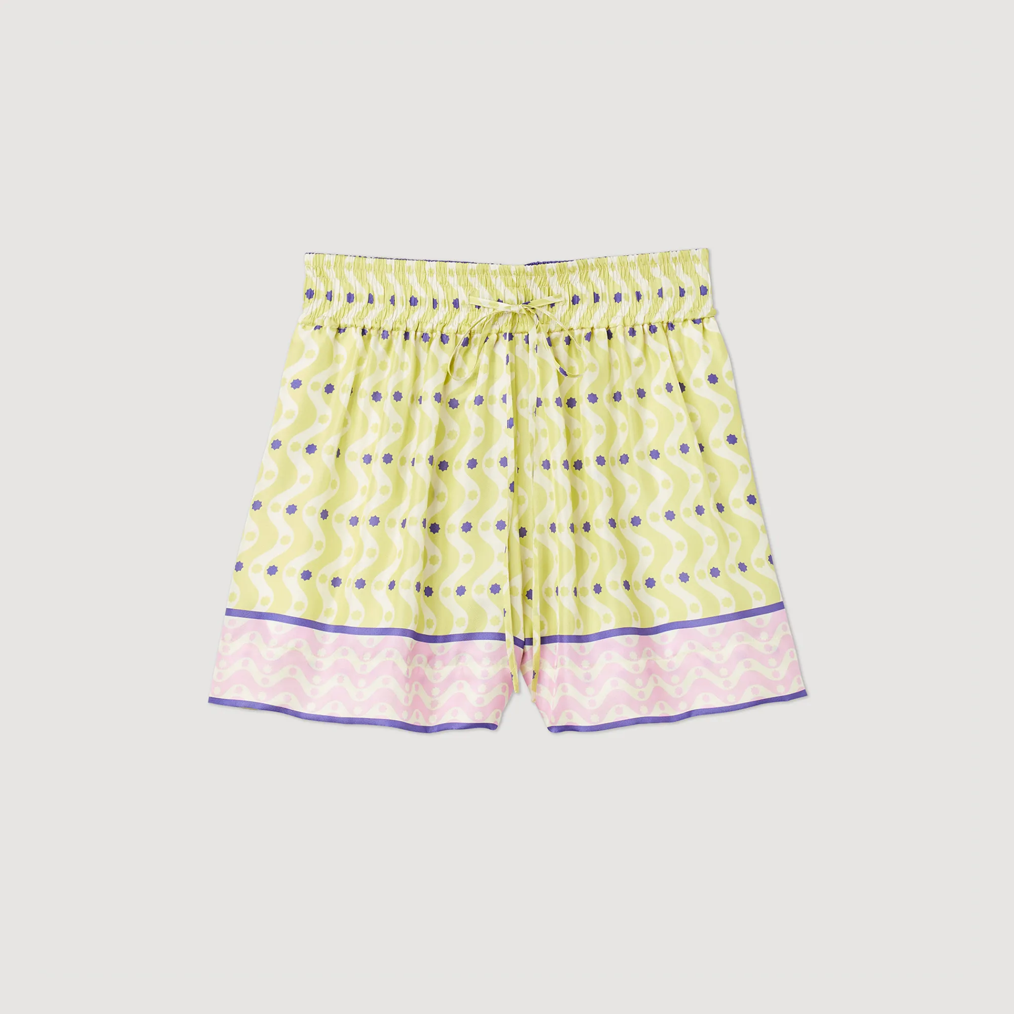 Short Larghi Con Stampa Stelle>Sandro Paris New