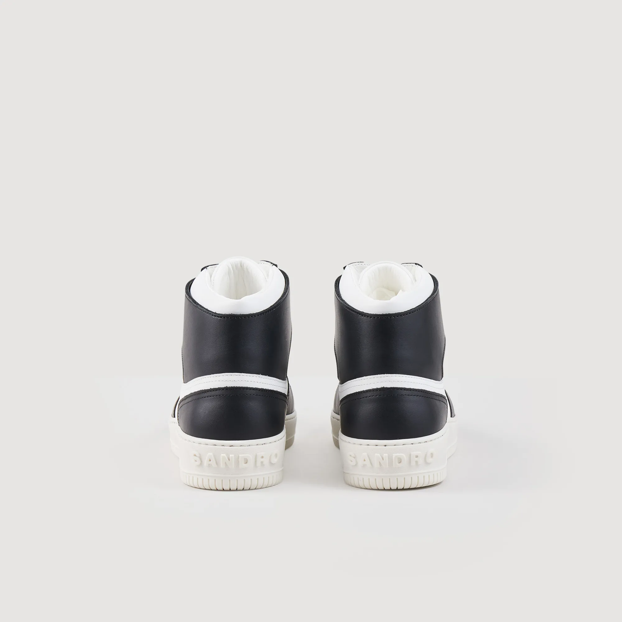 Sneaker Alte In Pelle>Sandro Paris Discount