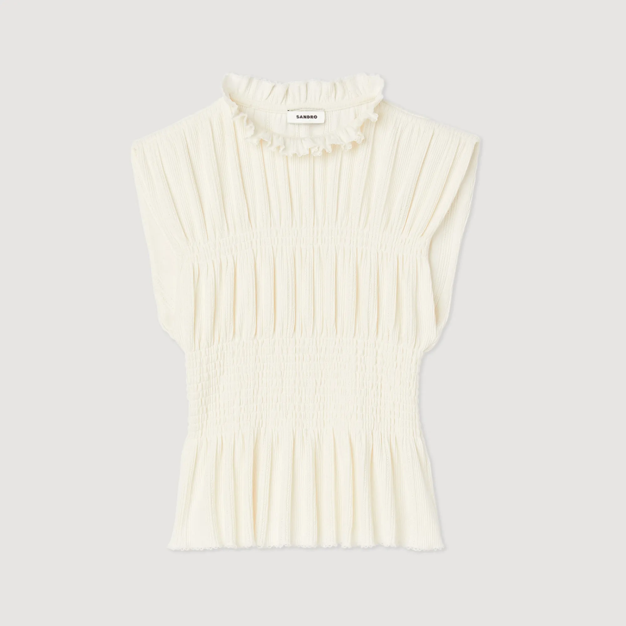 Top Con Punti Smock>Sandro Paris Cheap