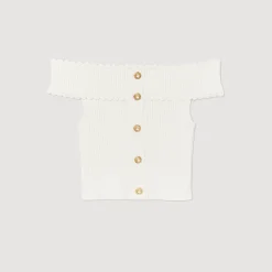 Top Corto In Maglia><noscript><img width=