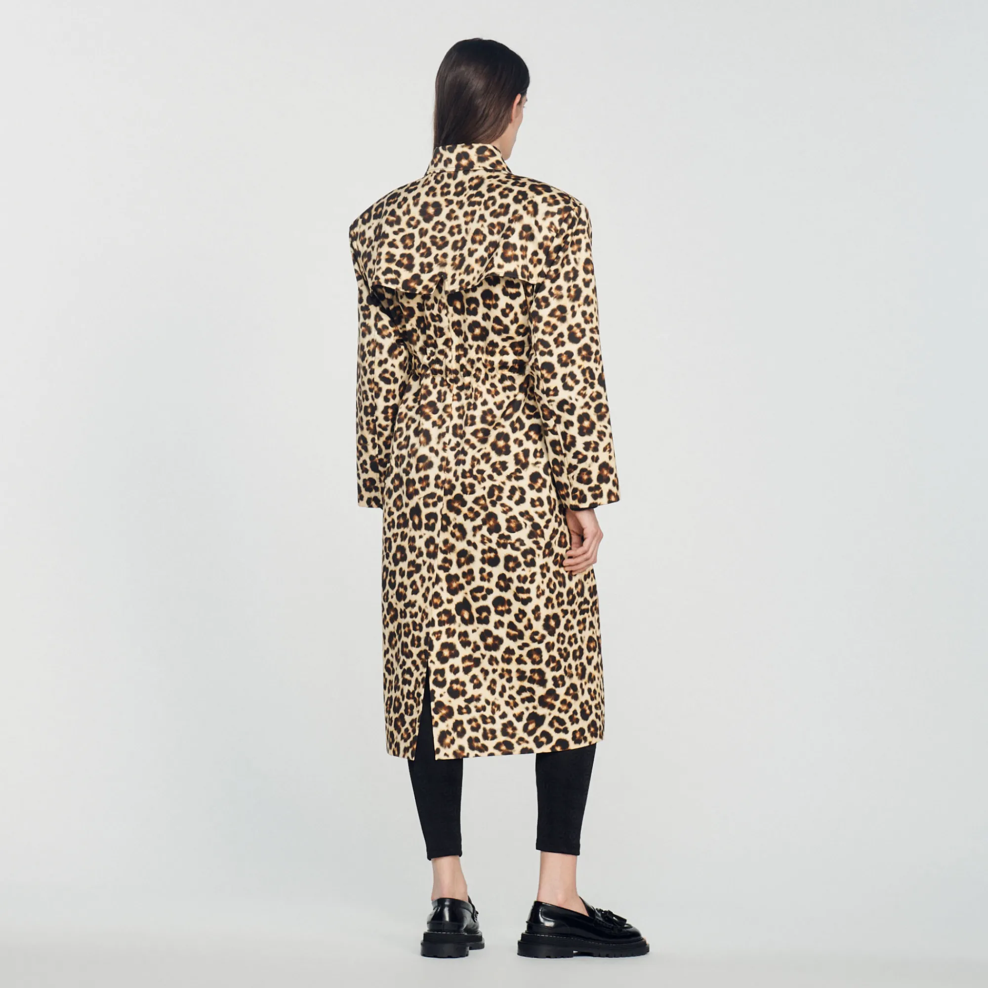 Trench Oversize Leopardato>Sandro Paris Best