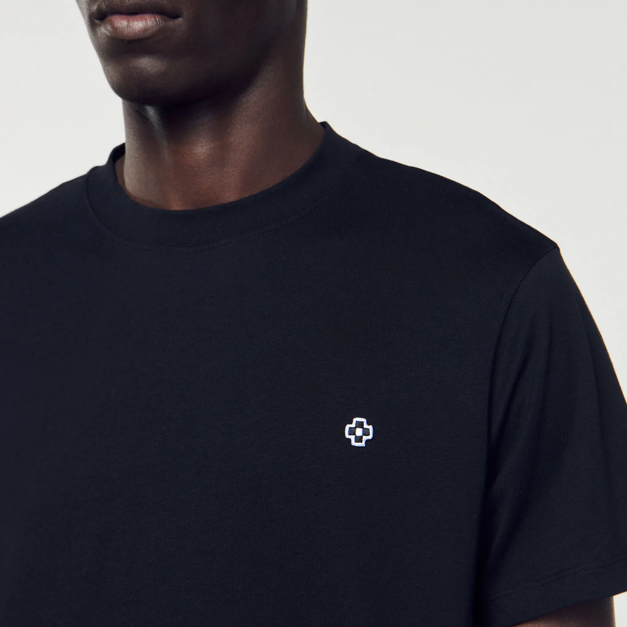 T-Shirt Con Applicazione Square Cross>Sandro Paris Online