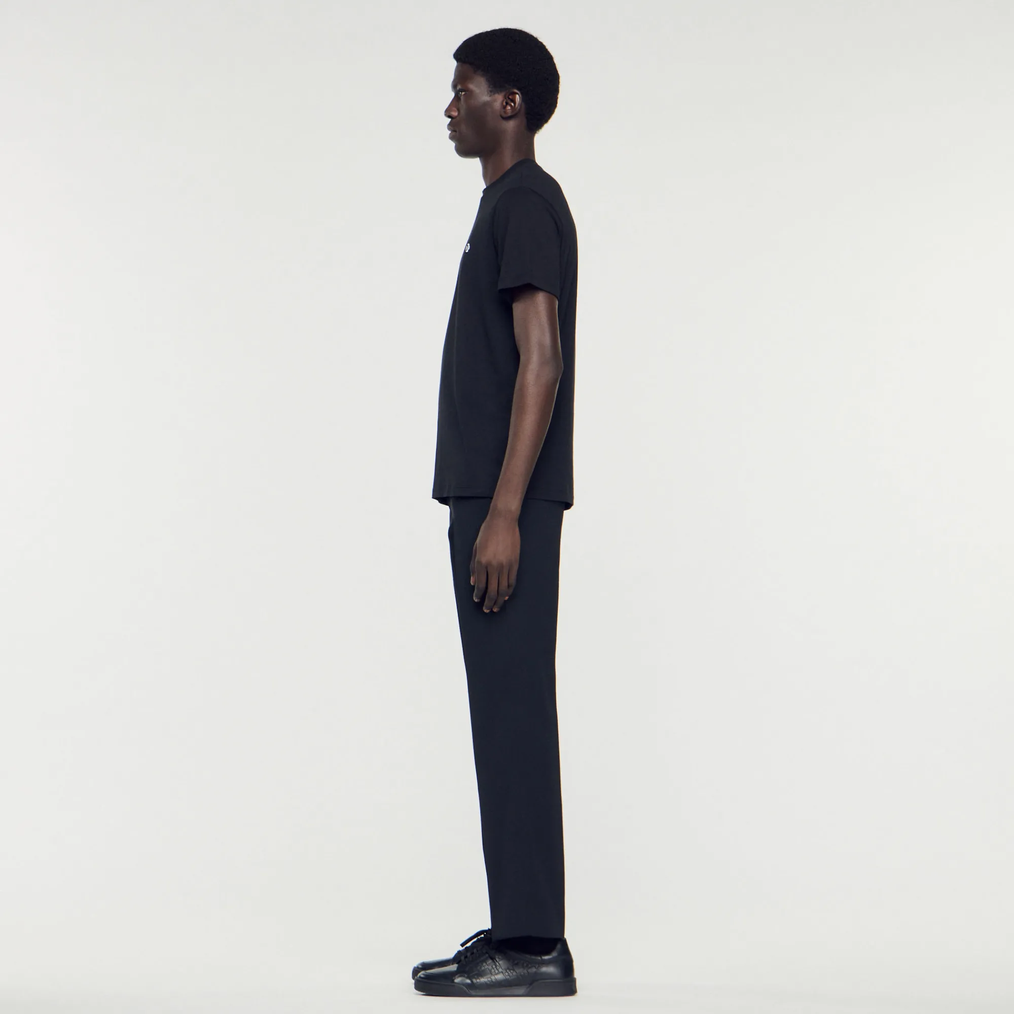 T-Shirt Con Applicazione Square Cross>Sandro Paris Online