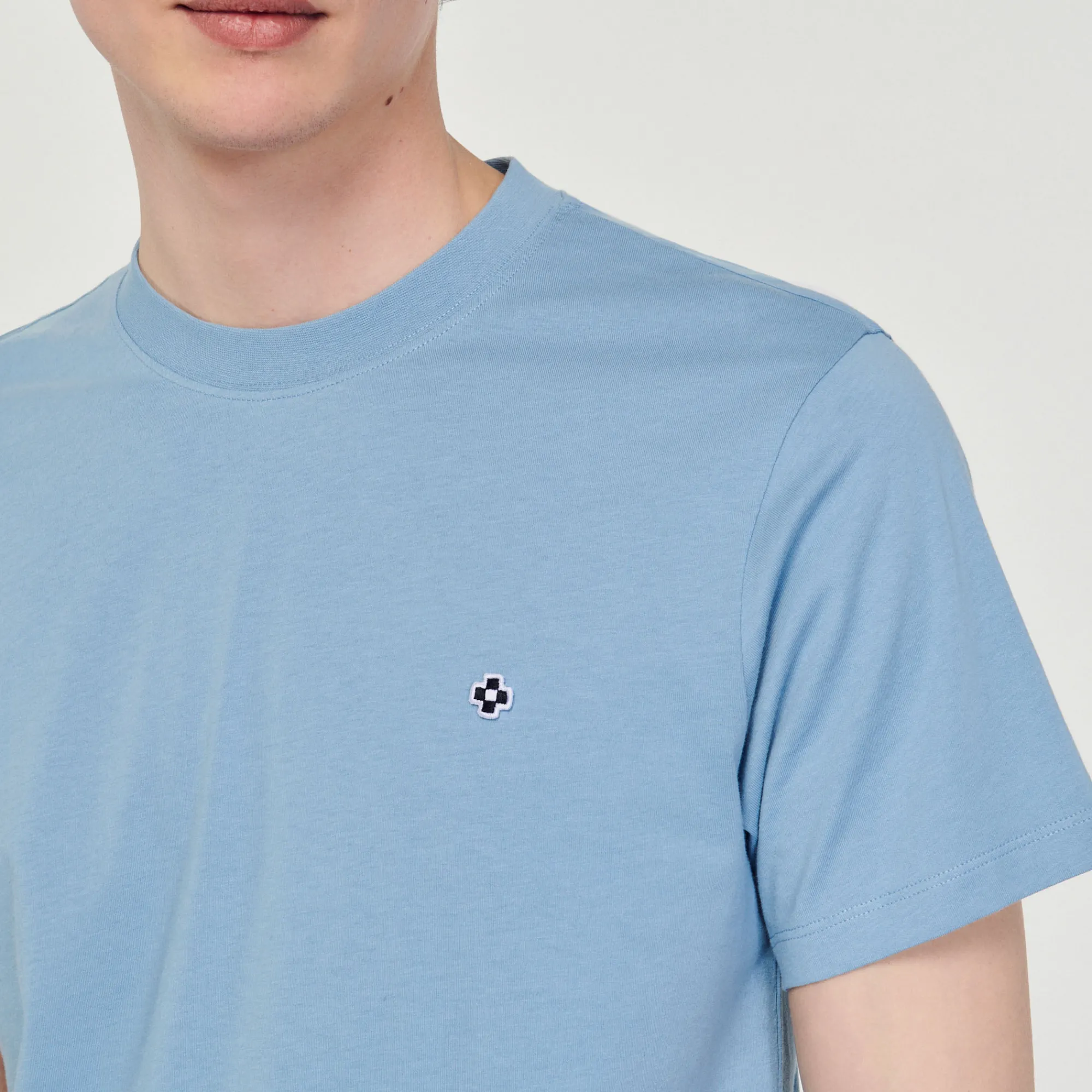 T-Shirt Con Applicazione Square Cross>Sandro Paris Shop
