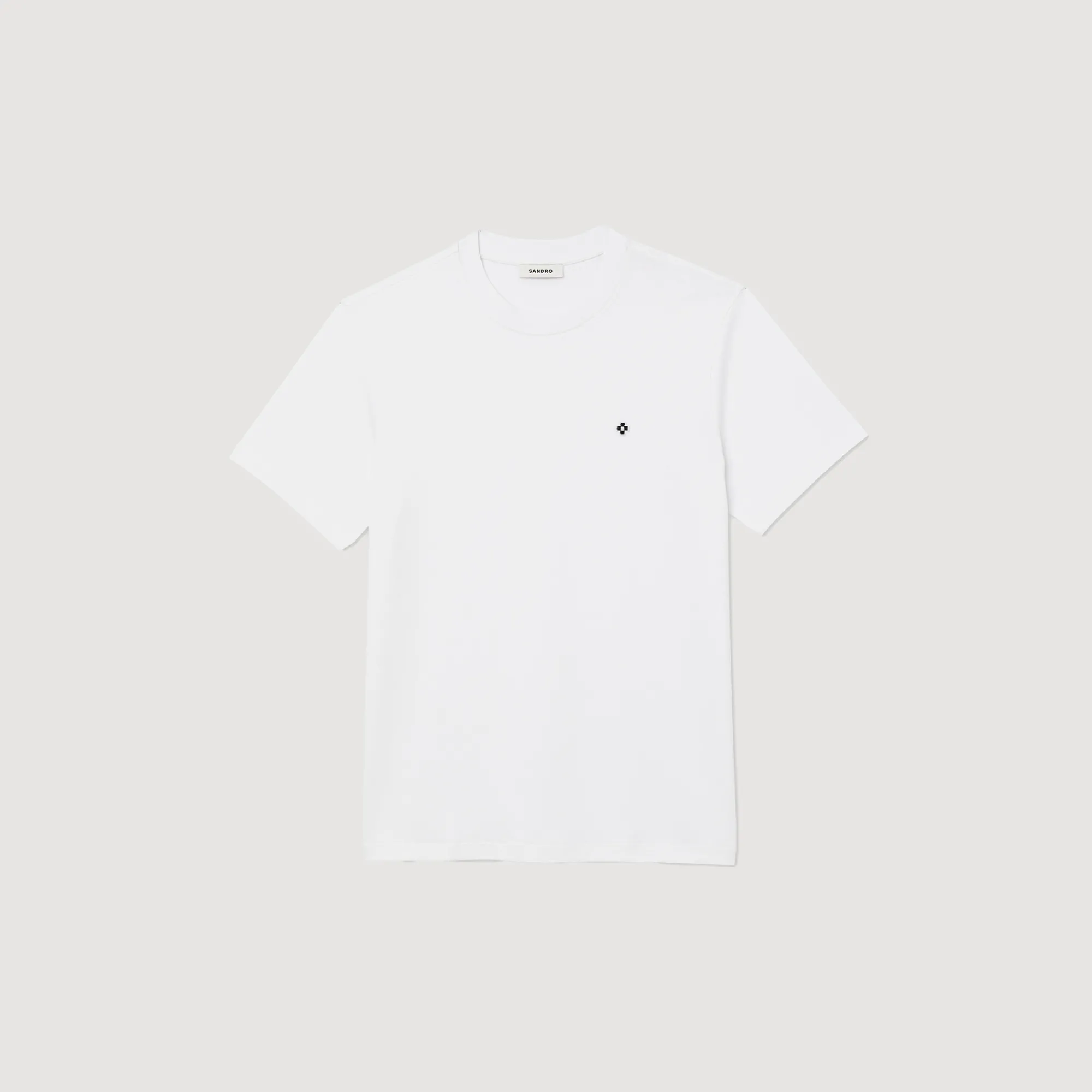 T-Shirt Con Applicazione Square Cross>Sandro Paris Store