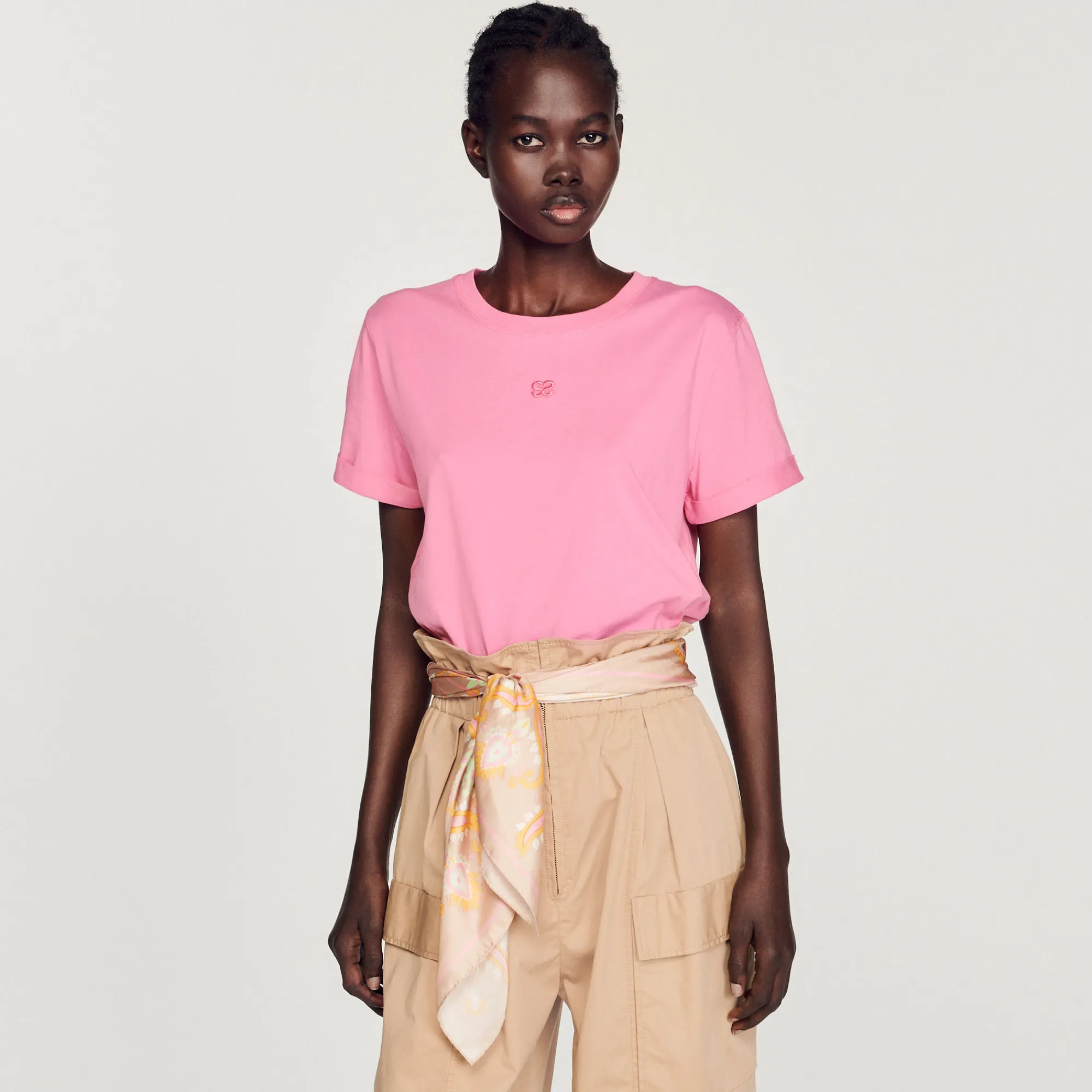 T-Shirt Con Doppia S>Sandro Paris Flash Sale