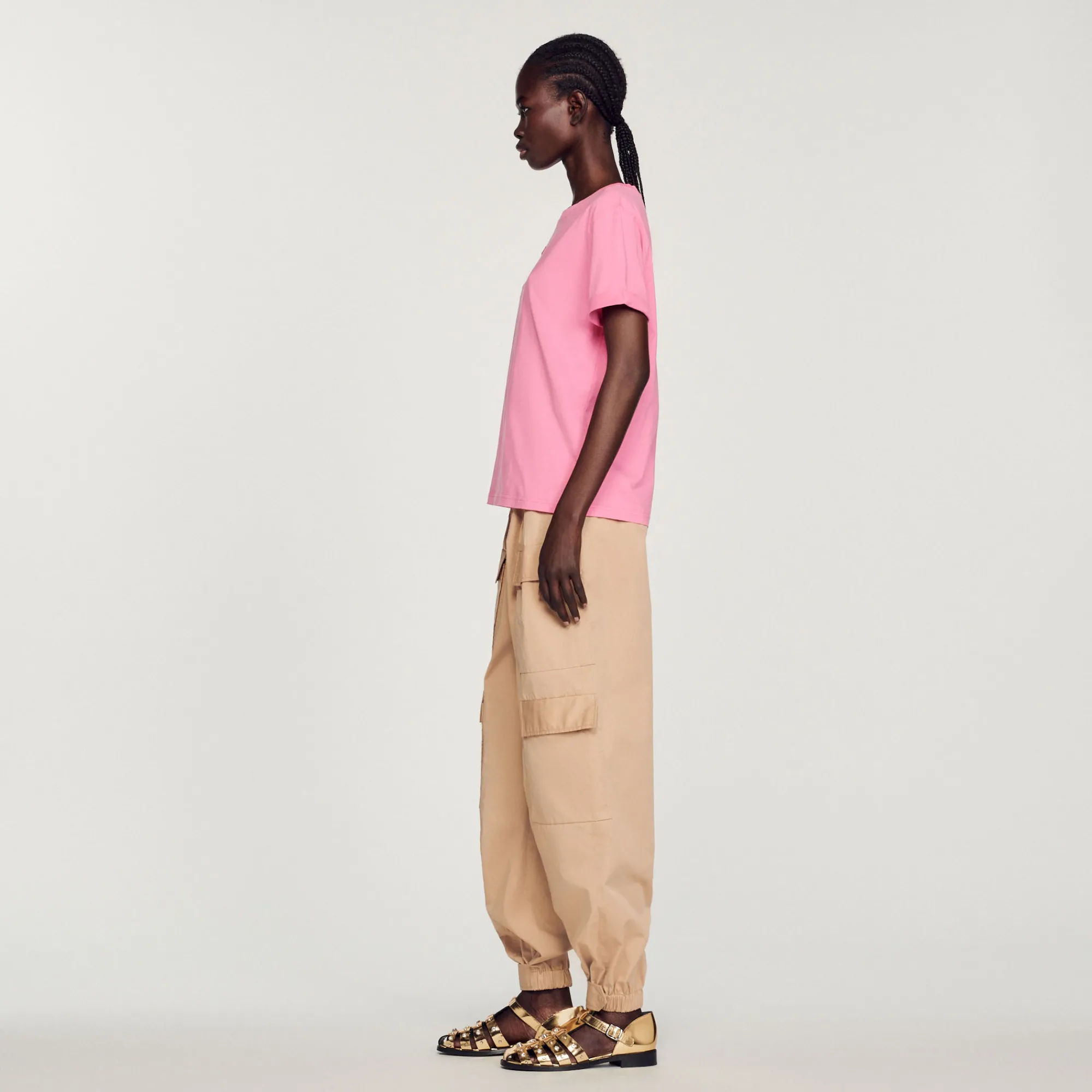 T-Shirt Con Doppia S>Sandro Paris Flash Sale