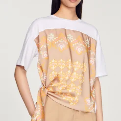 T-Shirt Con Foulard><noscript><img width=