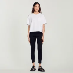T-Shirt Corta E Larga>Sandro Paris New
