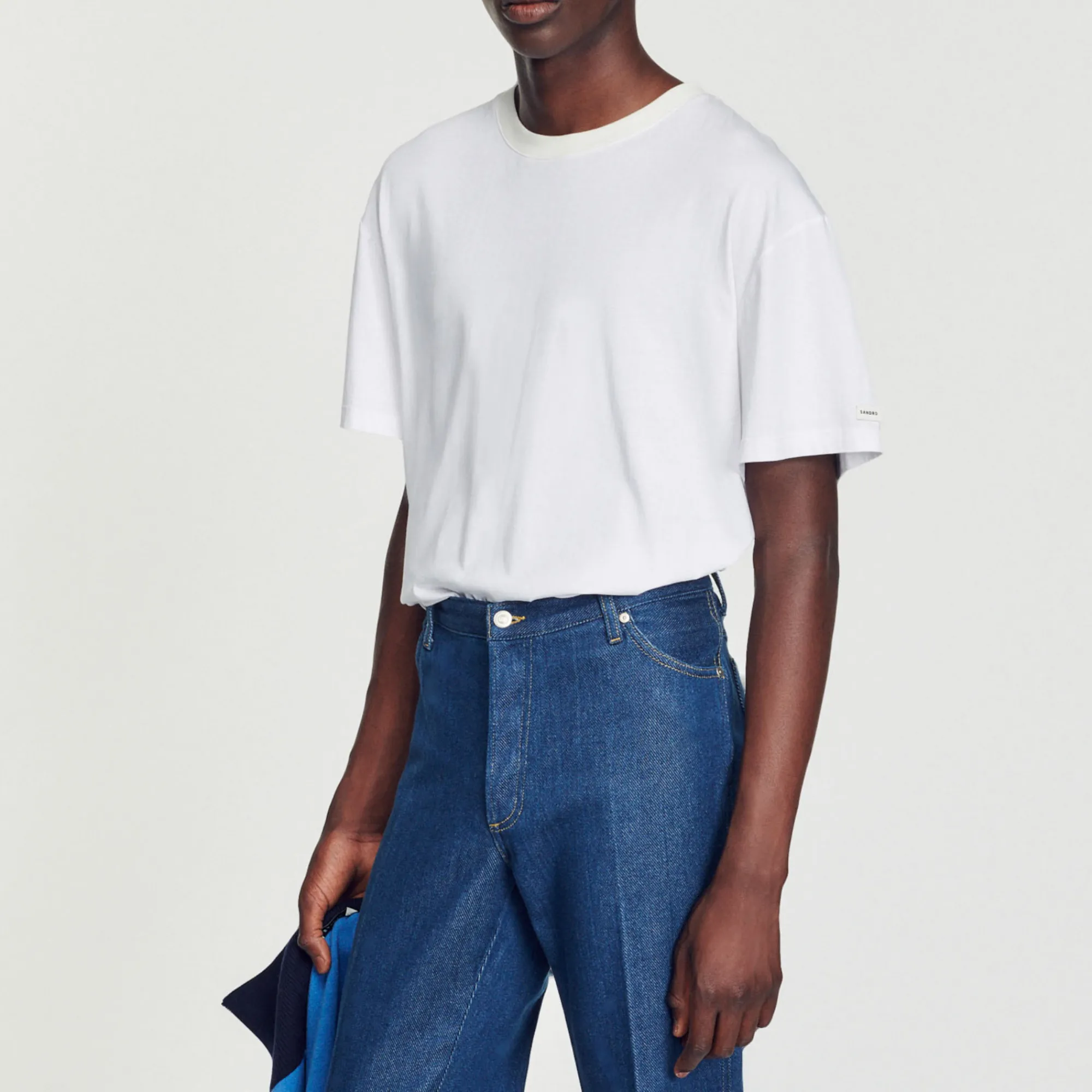 T-Shirt In Cotone Bio>Sandro Paris Hot