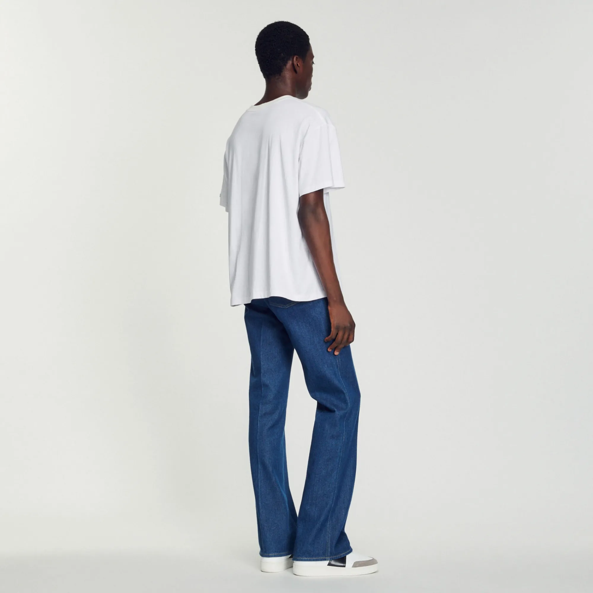 T-Shirt In Cotone Bio>Sandro Paris Hot