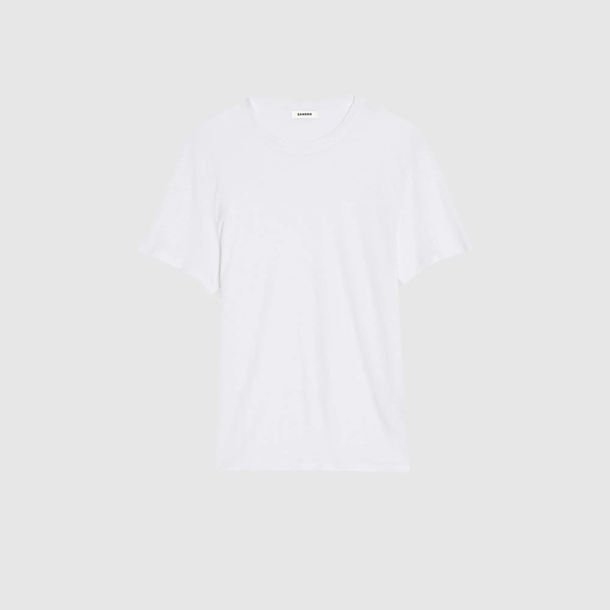 T-Shirt In Lino Certificato>Sandro Paris Online