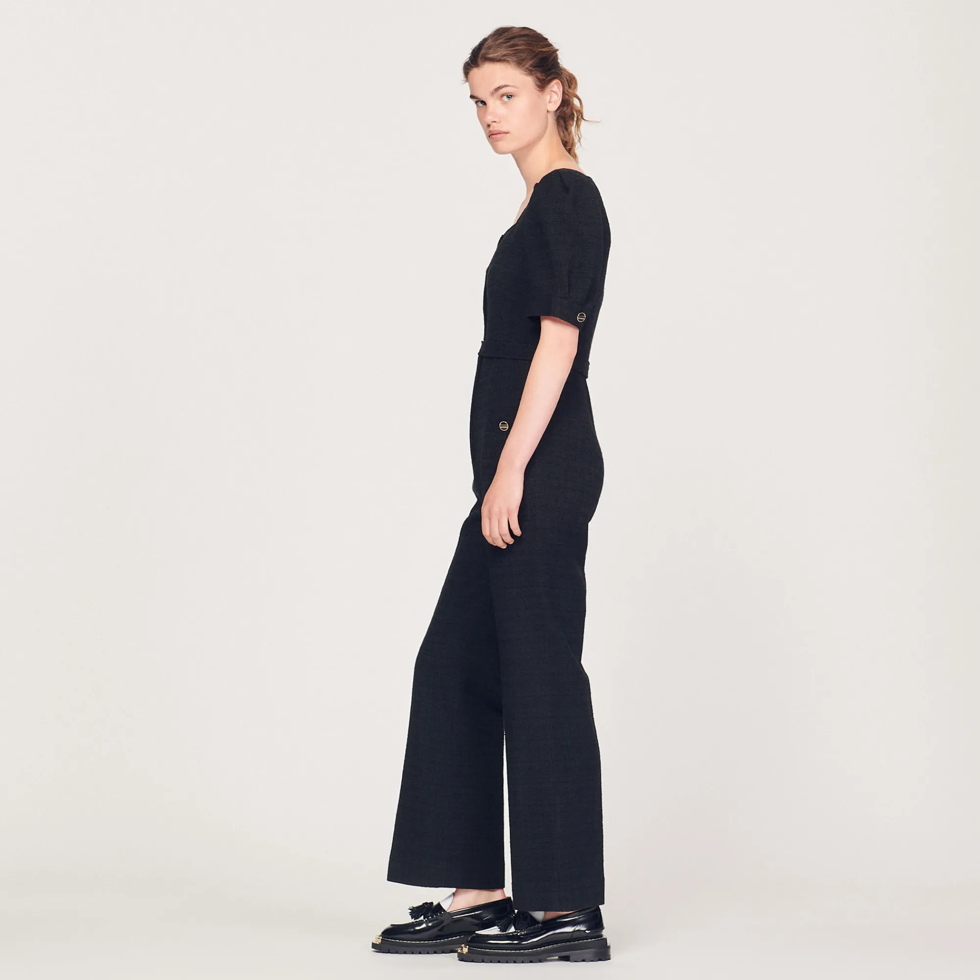 Tuta Pantalone In Tweed>Sandro Paris Fashion